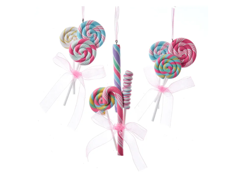  Kurt Adler Lollipop Candycane Ornament 
