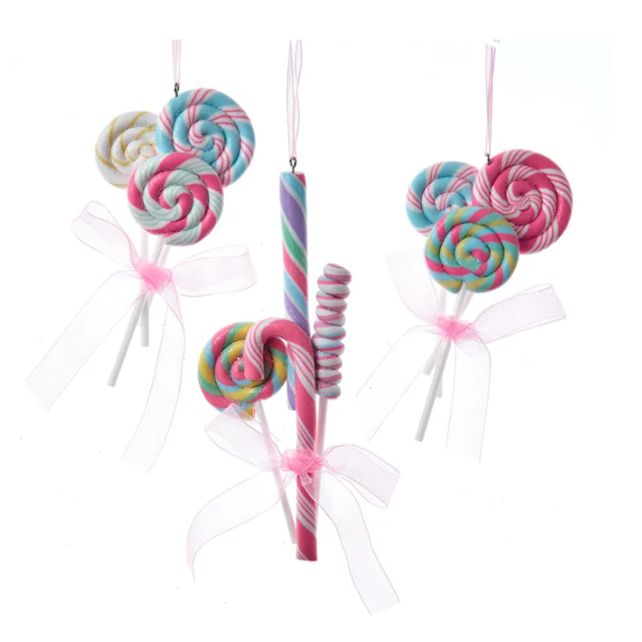 Lollipop Candycane Ornament