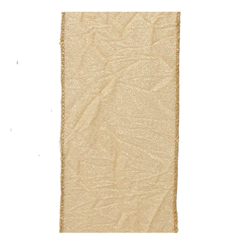  Kurt Adler Gold Ribbon Crinkled 