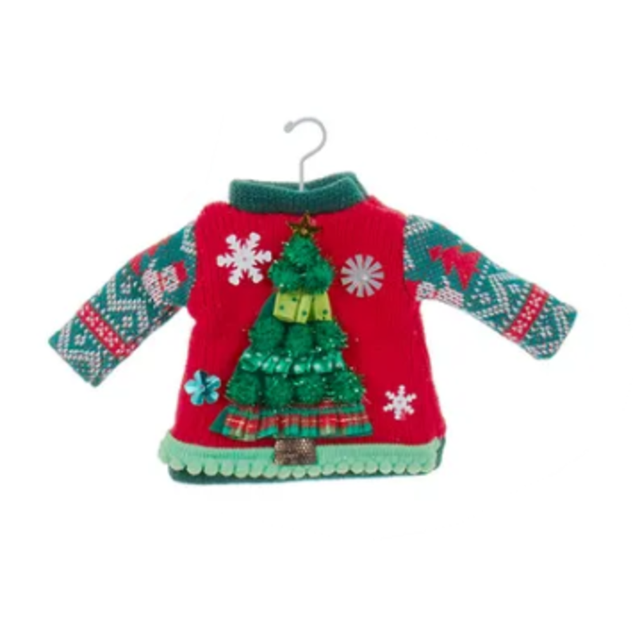 Ugly Green Sweater Ornament