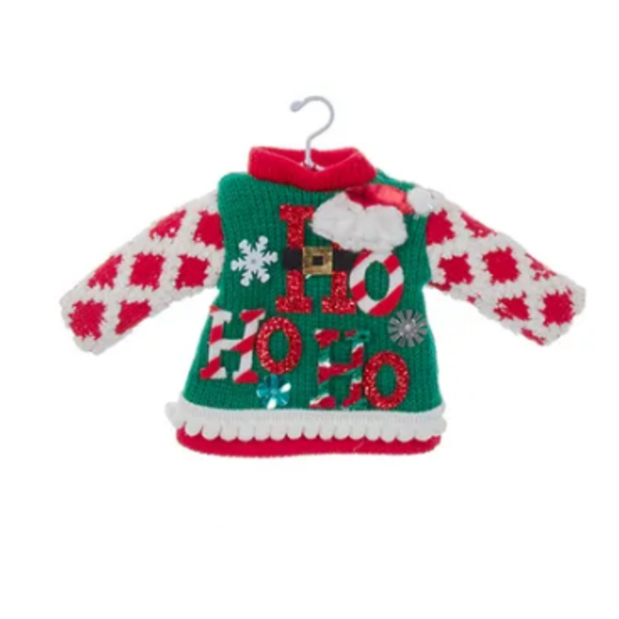 Ugly Green Sweater Ornament