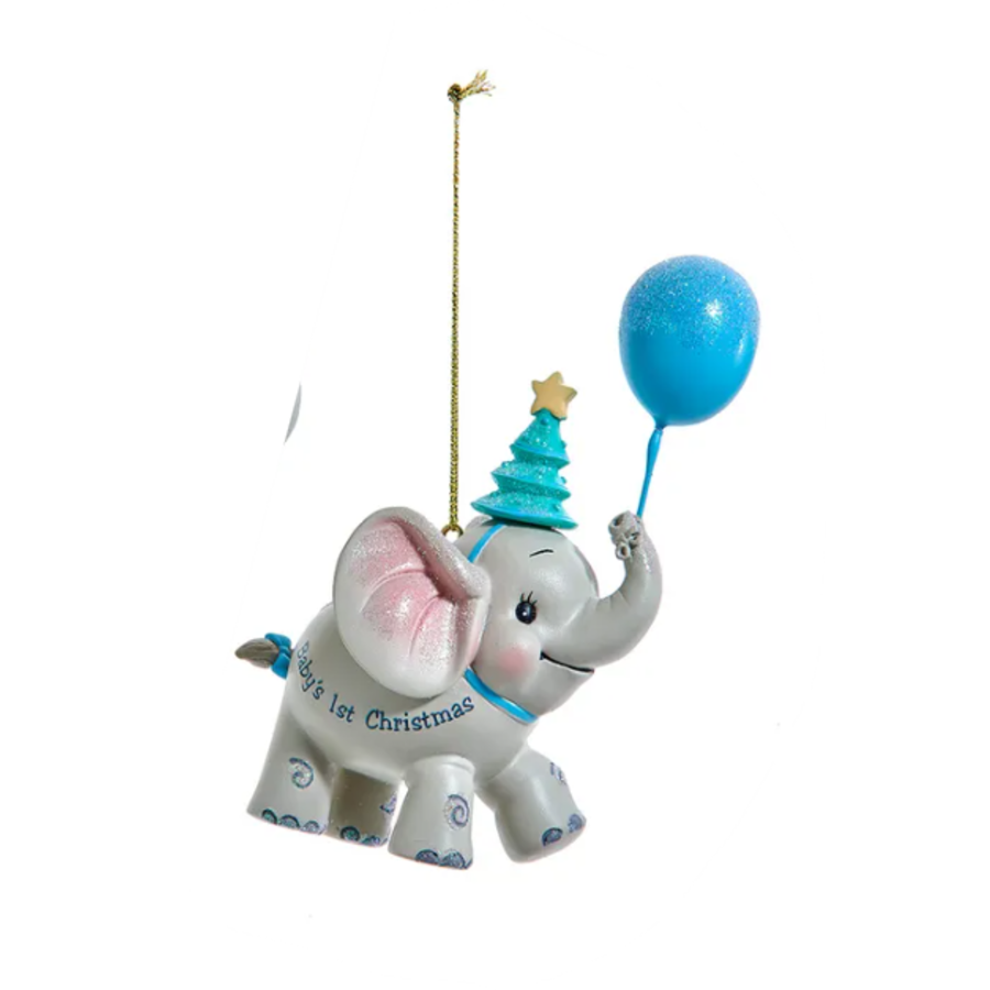 Elephant Baby Ornament