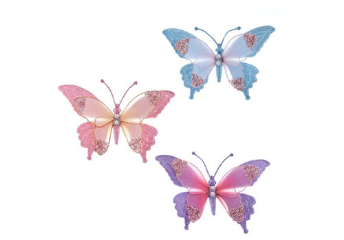  Kurt Adler Butterfly Clip Ornament 