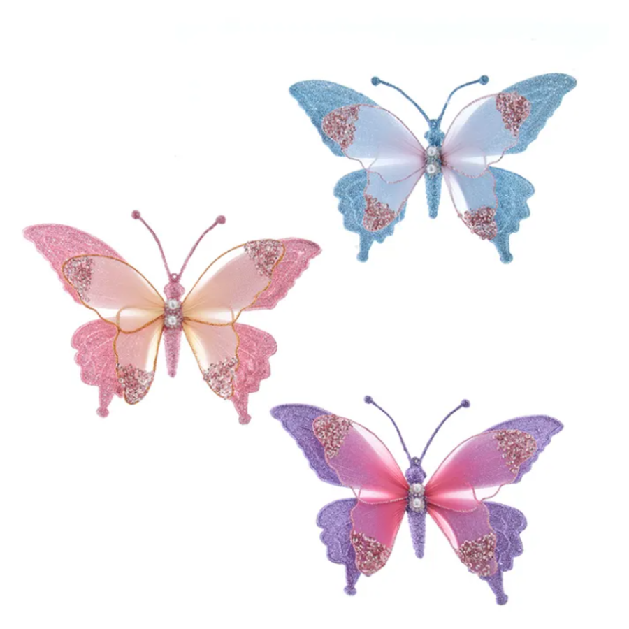 Butterfly Clip Ornament