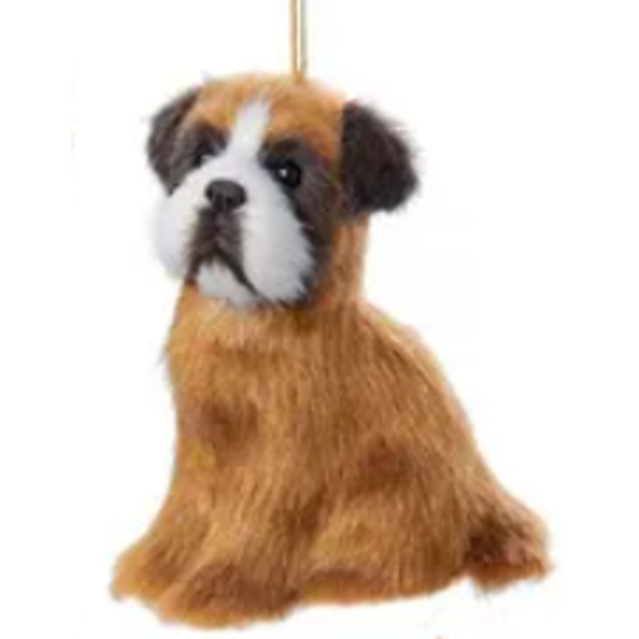 Plush Dog Ornament