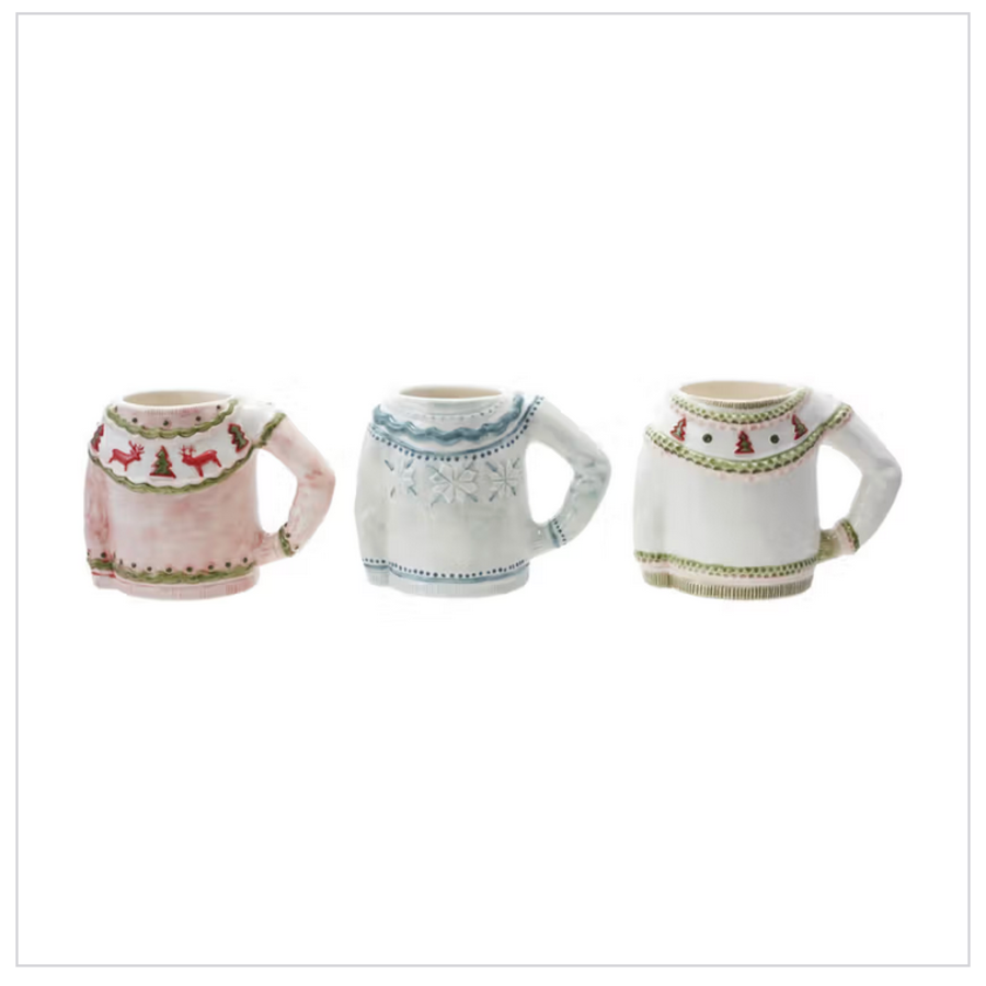 Stoneware Sweater Shaped Mug