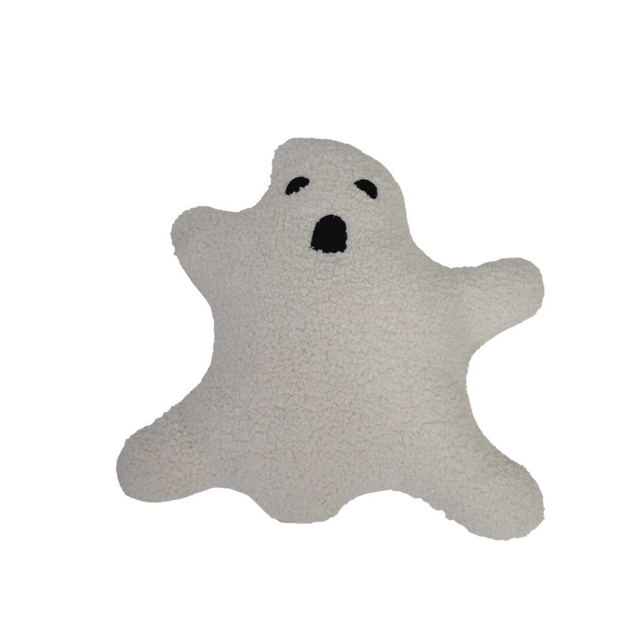 Faux Sherpa Ghost Pillow