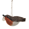 Creative Co-Op Wool Felt Robin Ornament