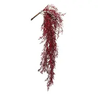 Mini Red Berry Hanging Branch 29"