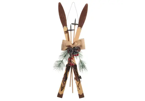  Natural Crossed Skis 29.5" 