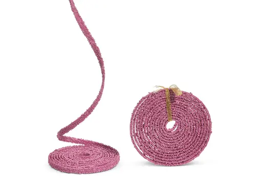  Pink Beaded Garland 15' X 0.5" - sold by yard 