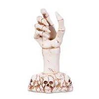 Skeleton Hand Candle Holder 7"