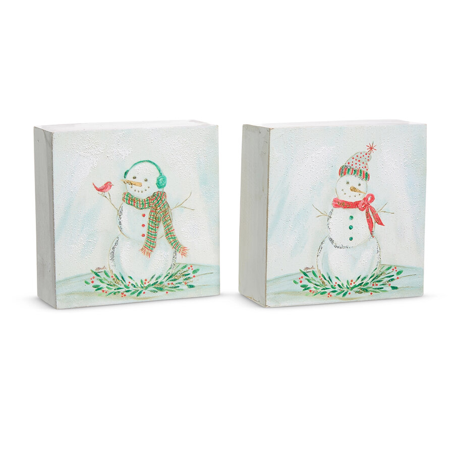 Sketched Snowmen Block 5"