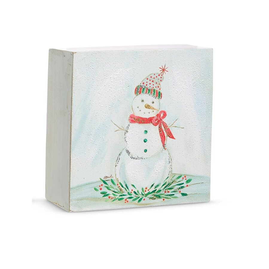 Sketched Snowmen Block 5"