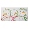 Snowman Trio Wall Art 19.75"