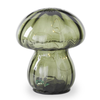 K & K Interiors Inc Green Glass LED Mushroom with Timer
