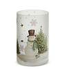 Woodland Snowman Container