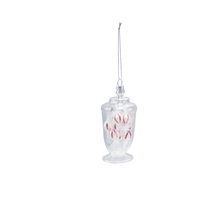 Glass Candy Jar Ornament
