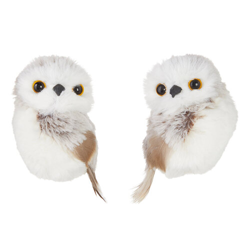  3.5" Owl Ornament Facing 