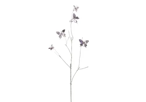  38" Purple Butterfly Branch 