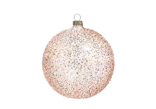  Coral Textured Ball Orn 5" 