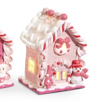 Lighted Ginger Bread House Ornament