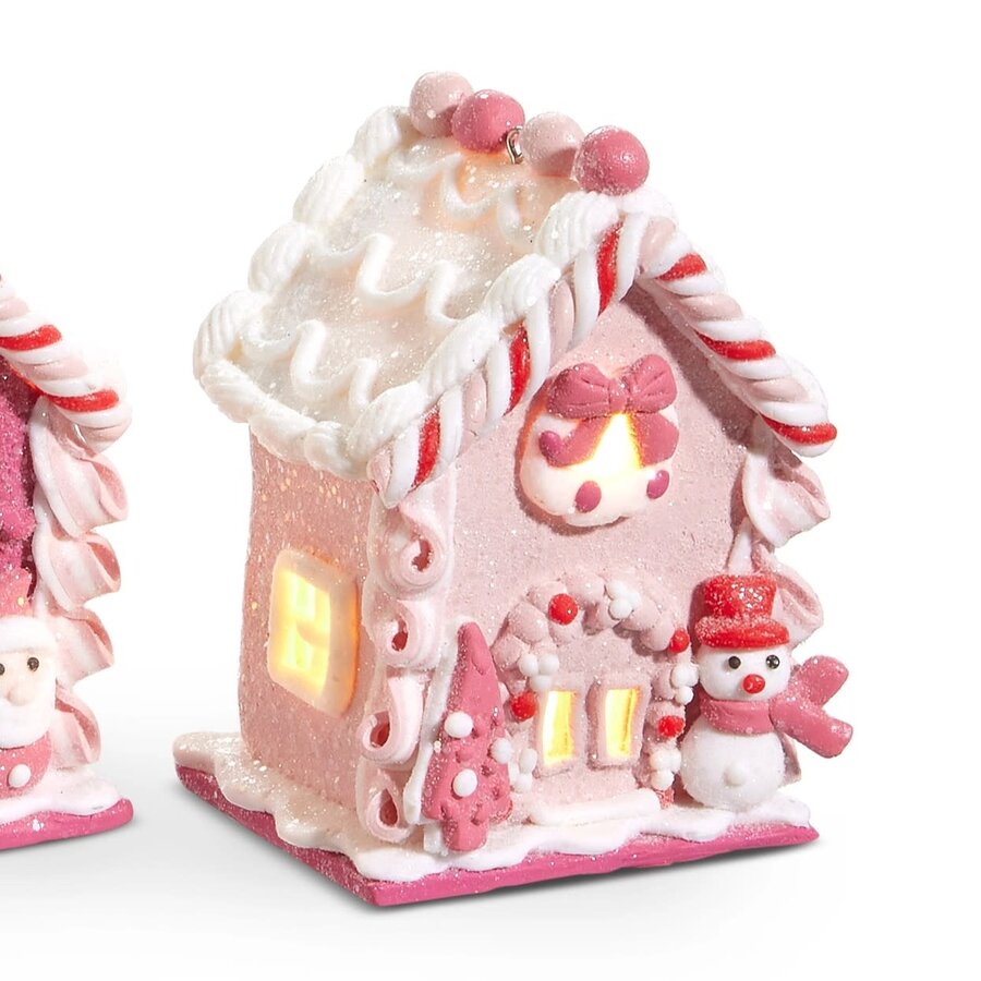 Lighted Ginger Bread House Ornament