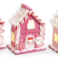 Lighted Ginger Bead House Ornament