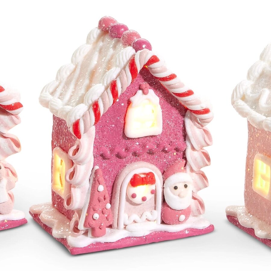 Lighted Ginger Bead House Ornament