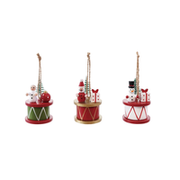 Wood Drum Ornament