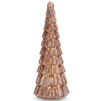 Frosted Copper LED Mercury Glass Tree with Timer