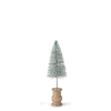 K & K Interiors Inc Flocked Bottle Brush Tree on Bobbin