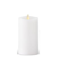 White Wax Luminara Pillar Candle