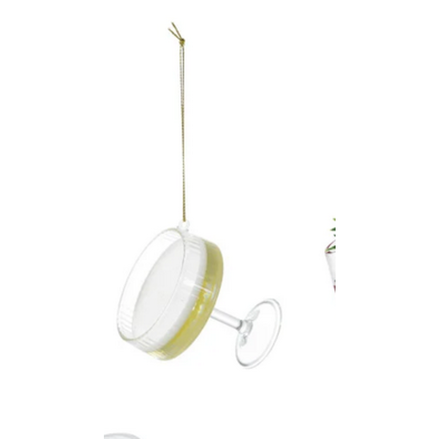 Glass Cocktail Ornament