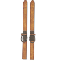 Pair of 24" Decorative Wooden Skis