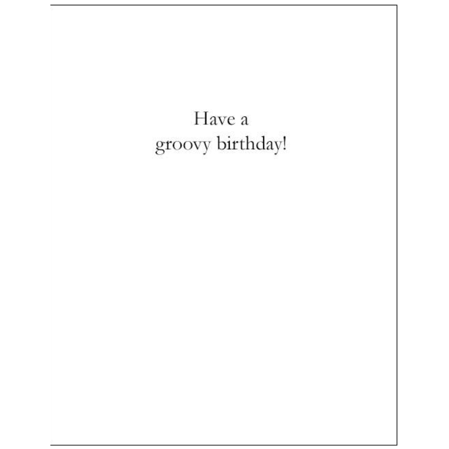 Posies Groovy Birthday Card