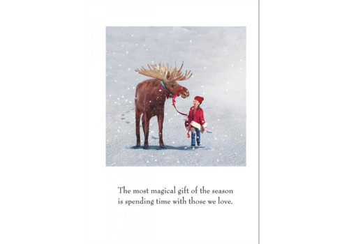  Sugarhouse Greetings Moose Friend Christmas Card 
