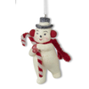 K & K Interiors Inc Glittered Snowman Ornament