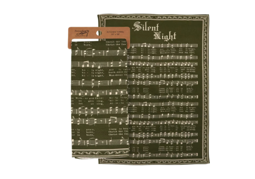  Primitives by Kathy Silent Night Kitchen Towel 