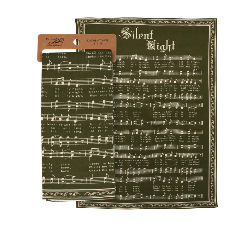 Silent Night Kitchen Towel