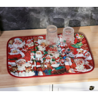 Retro Santa Drying Mat
