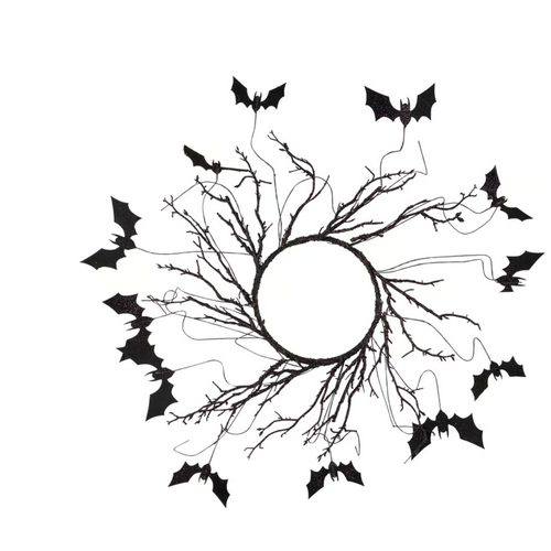  Primitives by Kathy Halloween Bat Candle Ring 