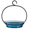 Recycled Glass 9.75" Aqua Bowl Bird Bath / Feeder
