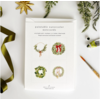 emily lex studio Wreaths Paintable Notecards