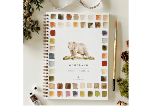  emily lex studio Woodland Watercolor Workbook 