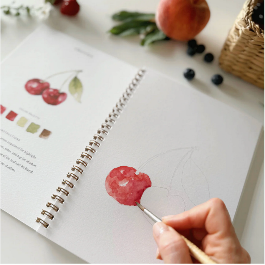 Fruit Watercolor Workbook