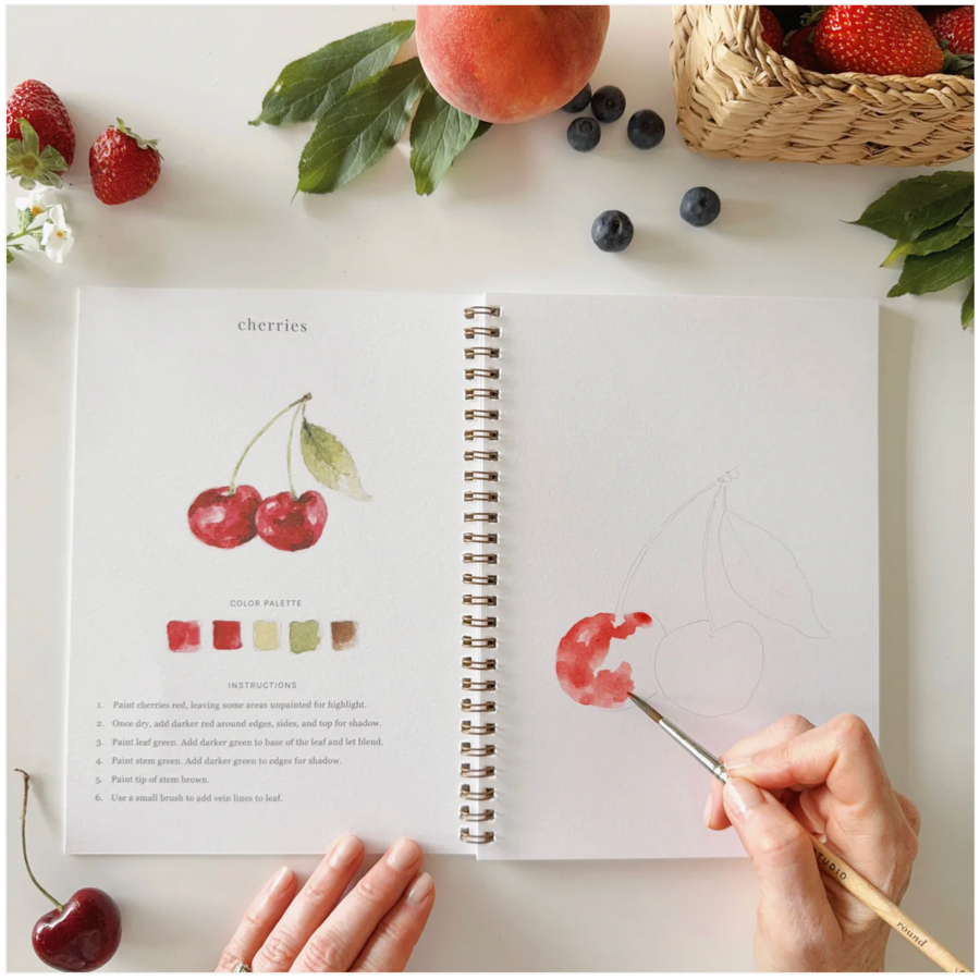 Fruit Watercolor Workbook
