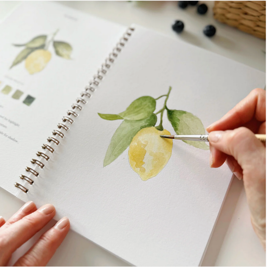 Fruit Watercolor Workbook