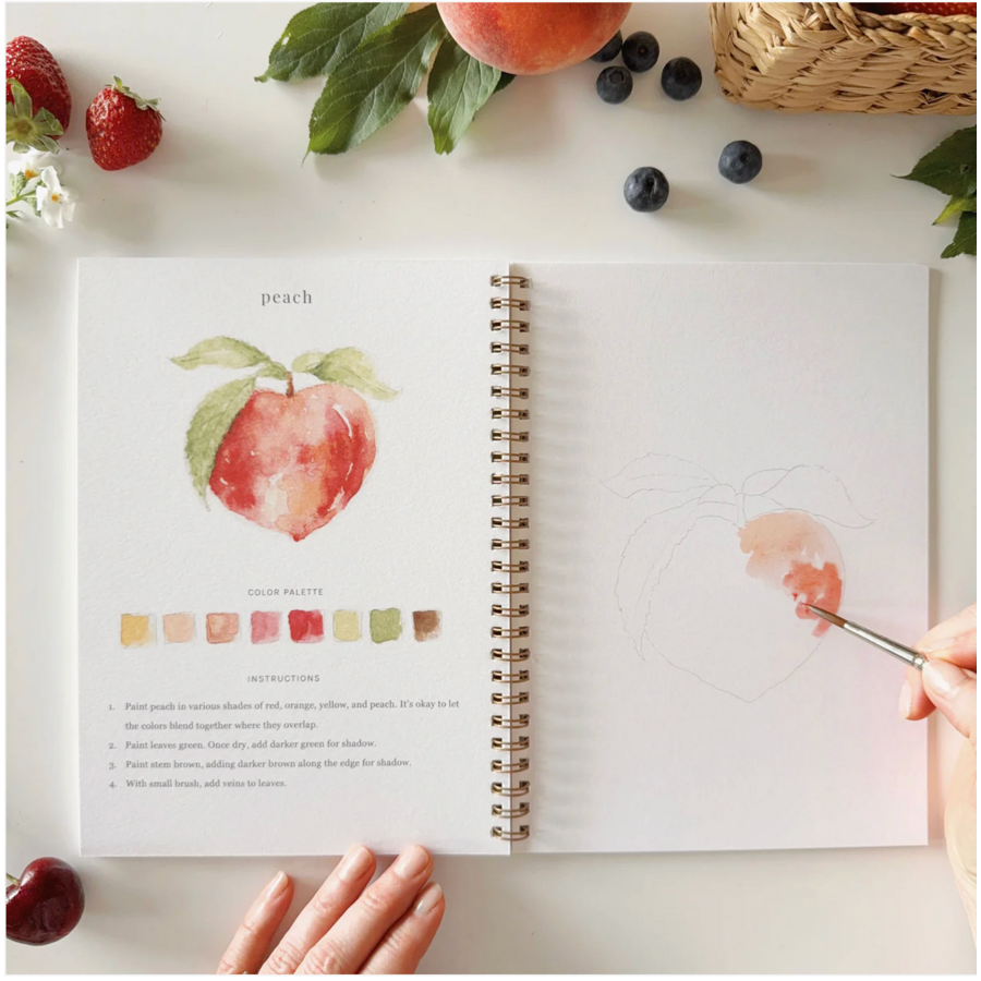 Fruit Watercolor Workbook