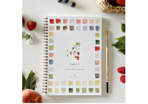  emily lex studio Fruit Watercolor Workbook 